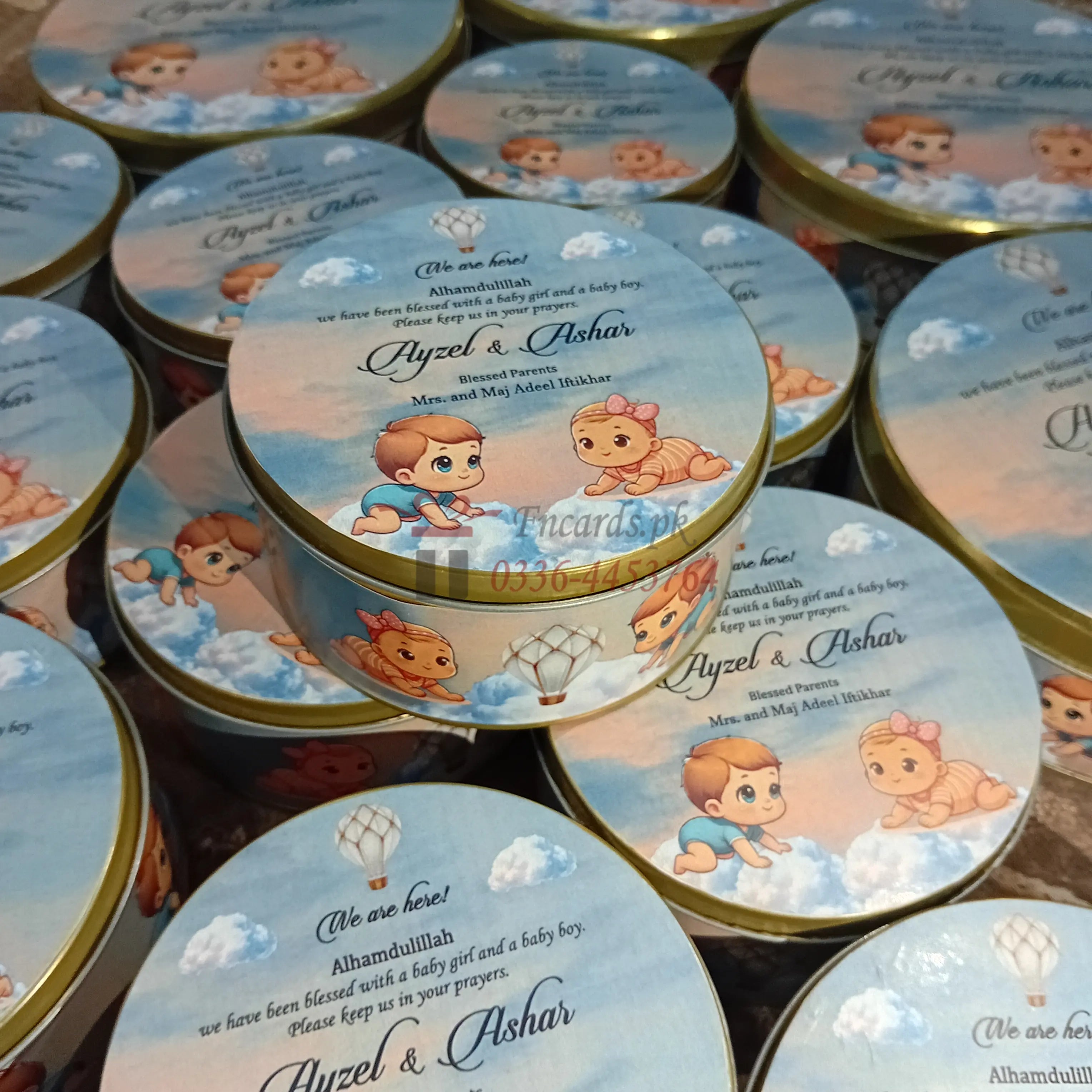 Baby Announcement Box 777