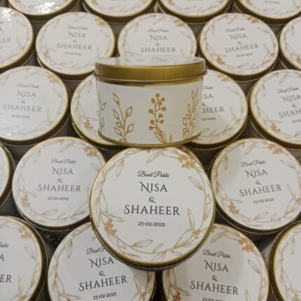 Goldan Flowers Tin Bid Boxes