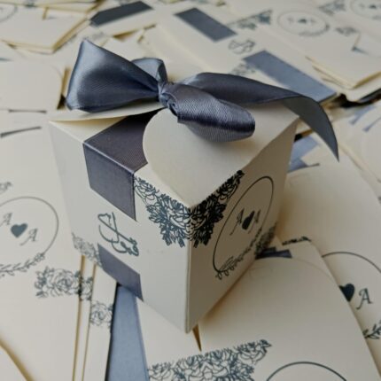 Gray Printing With Gray Ribbon Bid Boxes