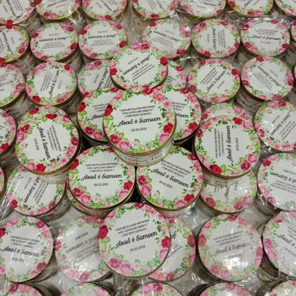 Malti Colours Flowers Tin Bid Boxes