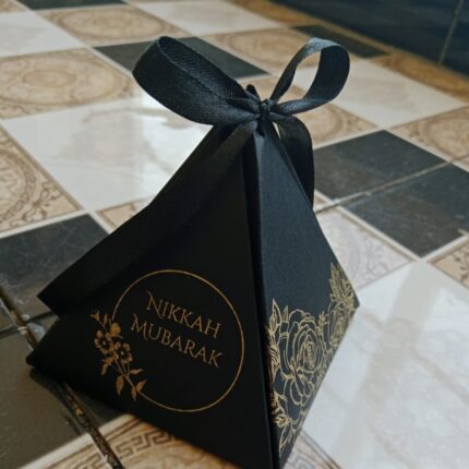 Full Triangle Bid Boxes With Beautifull Flower