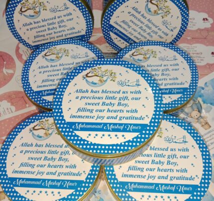 Half Kg Sweet Box Blue Design