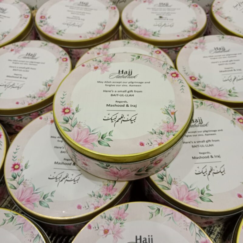 Hujj And Umrah Tabaruk Tin Boxes