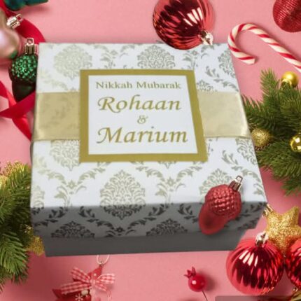 Printed Box With Tag Bid Boxes