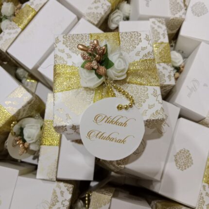 Flower Seed With Zarri Ribbon Bid Boxes