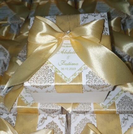 Bid Boxes With Goldan Theme