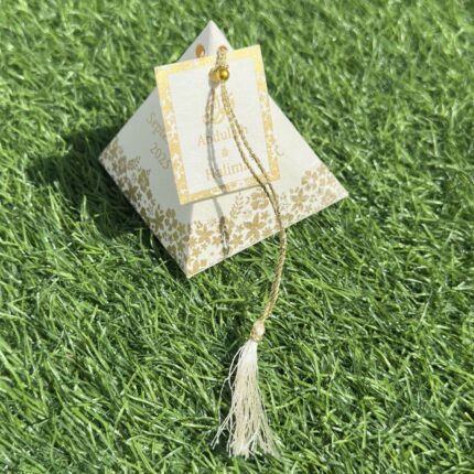 Triangle Bid Boxes With Name Tag