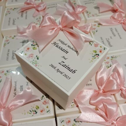 Square Bid Boxes With Four Colours Design