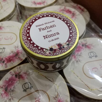 Mahron Colour Beautifull Tin Design