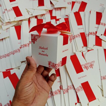 Red Ribbon Bid Boxes