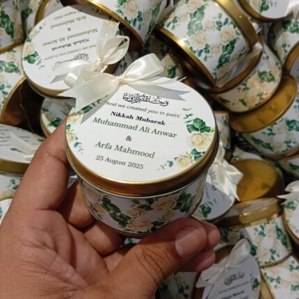 Green Flowers With Tai Tin Box