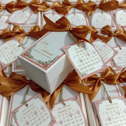 Long Shape Bid Boxes With Calendar Tag