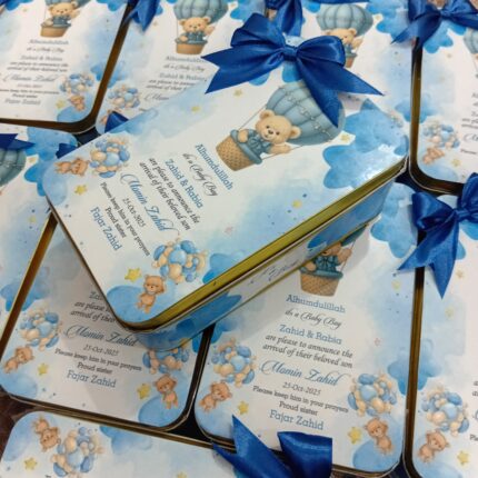 Half Kg Sweet Tin Boxes With Tai