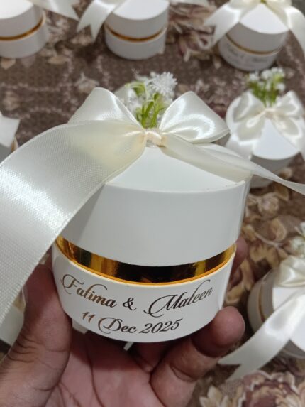 New Unique Bid Boxes With Flower And Bow