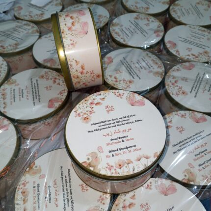 250 Gram Pink Theme Baby Girl Sweet Boxes