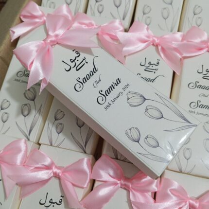 Qabool Hai Long Bid Boxes With Bow