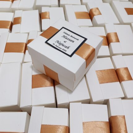 Nikkah Bid Boxes With Name Tag